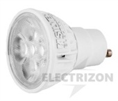 LÁMPARA LED DICROICA 5W. GU10. LUZ BLANCA 5000K (TIPO HALÓGENA) SILVER