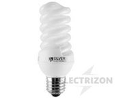 LÁMPARA BAJO CONSUMO ESPIRAL. 9W. E27. LUZ CÁLIDA SILVER