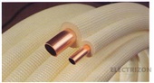 TUBO DE COBRE DOBLE AISLADO 1/4-3/8" (0,8mm)