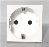 BASE DE ENCHUFE SIMPLE BLANCA 2P+T LEGRAND